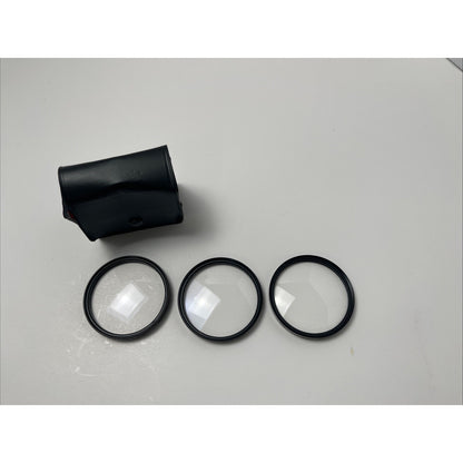 Tiffen 55mm Close Up Lens Set +1, +2, +4 for Nikon, Canon, Sony, Fuji, Pentax