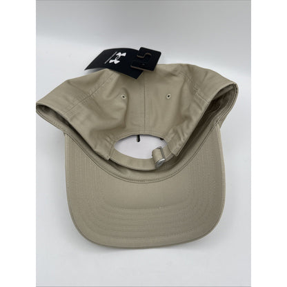 NWT Men Under Armour Khaki Adjustable Cap One Size Fits Most