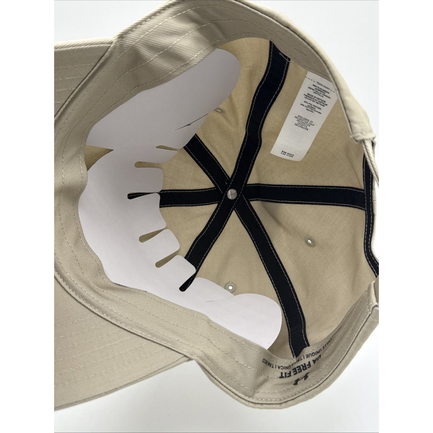 NWT Men Under Armour Khaki Adjustable Cap One Size Fits Most