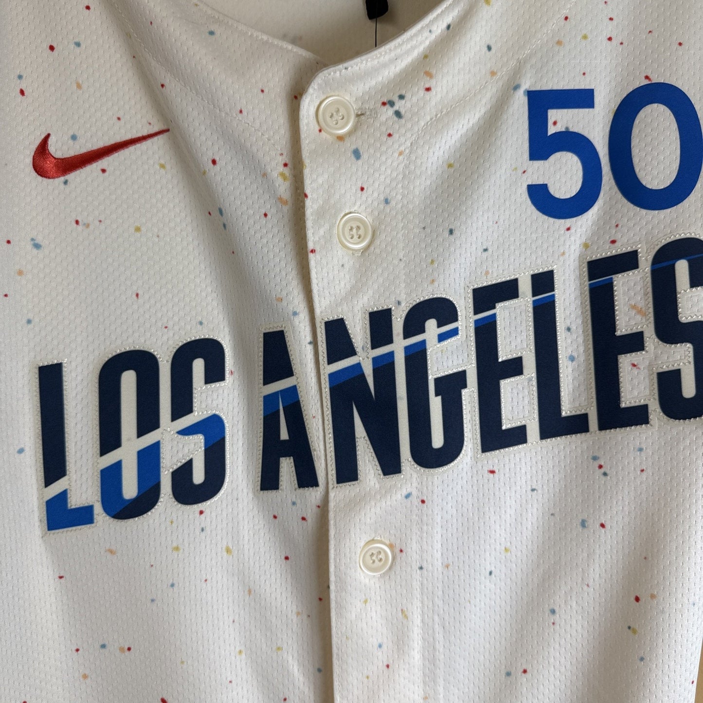 Mookie Betts Los Angeles Dodgers #50 #ITFDB City Connect Jersey Women’s XL 18/20