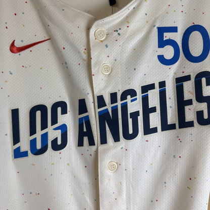 Mookie Betts Los Angeles Dodgers #50 #ITFDB City Connect Jersey Women’s XL 18/20