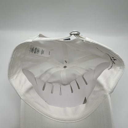 NWT Men Under Armour White Adjustable Cap One Size Fits Most