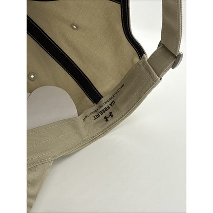 NWT Men Under Armour Khaki Adjustable Cap One Size Fits Most