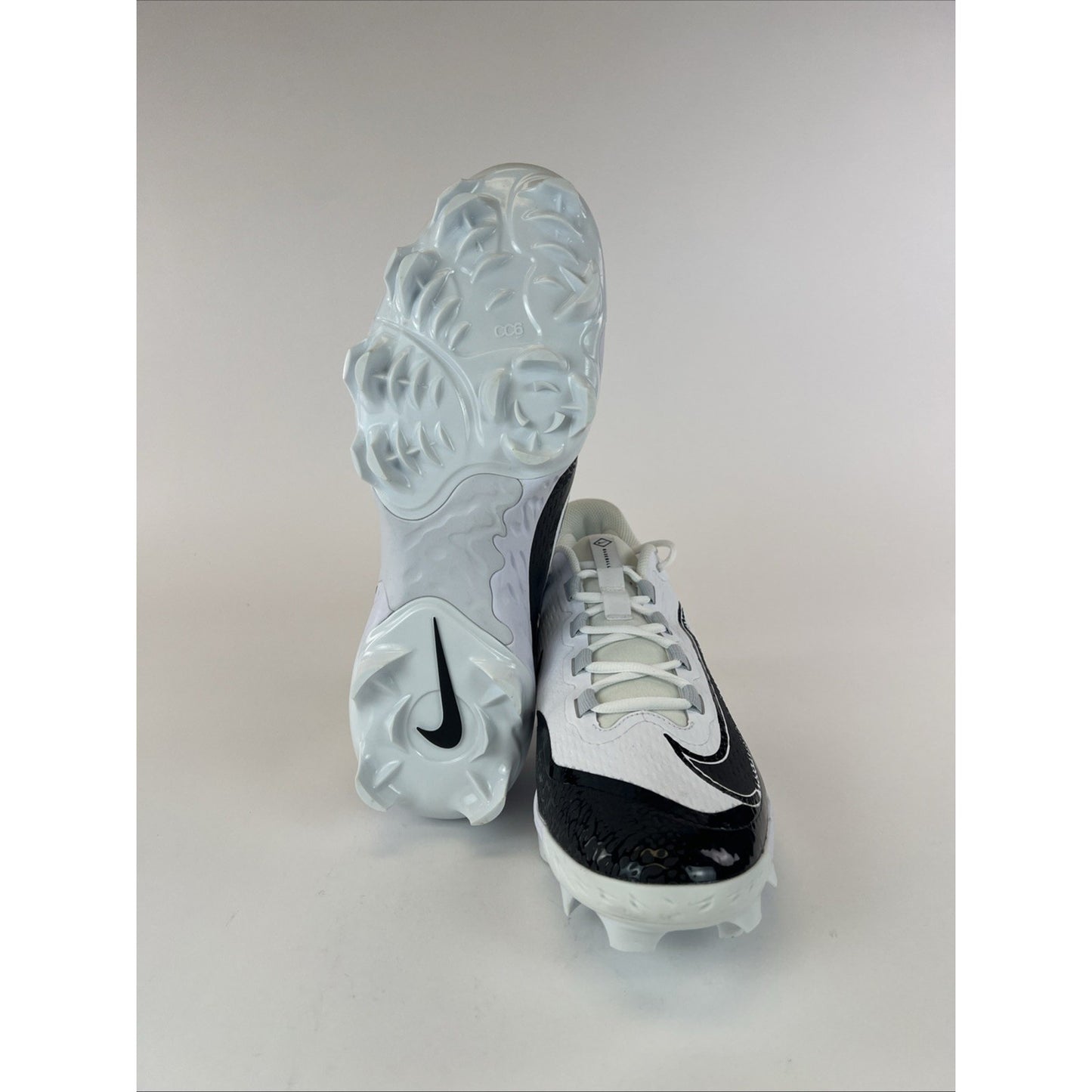 Nike Alpha Huarache Elite 4 Low MCS White Black FD6255-101 Men’s Size 13