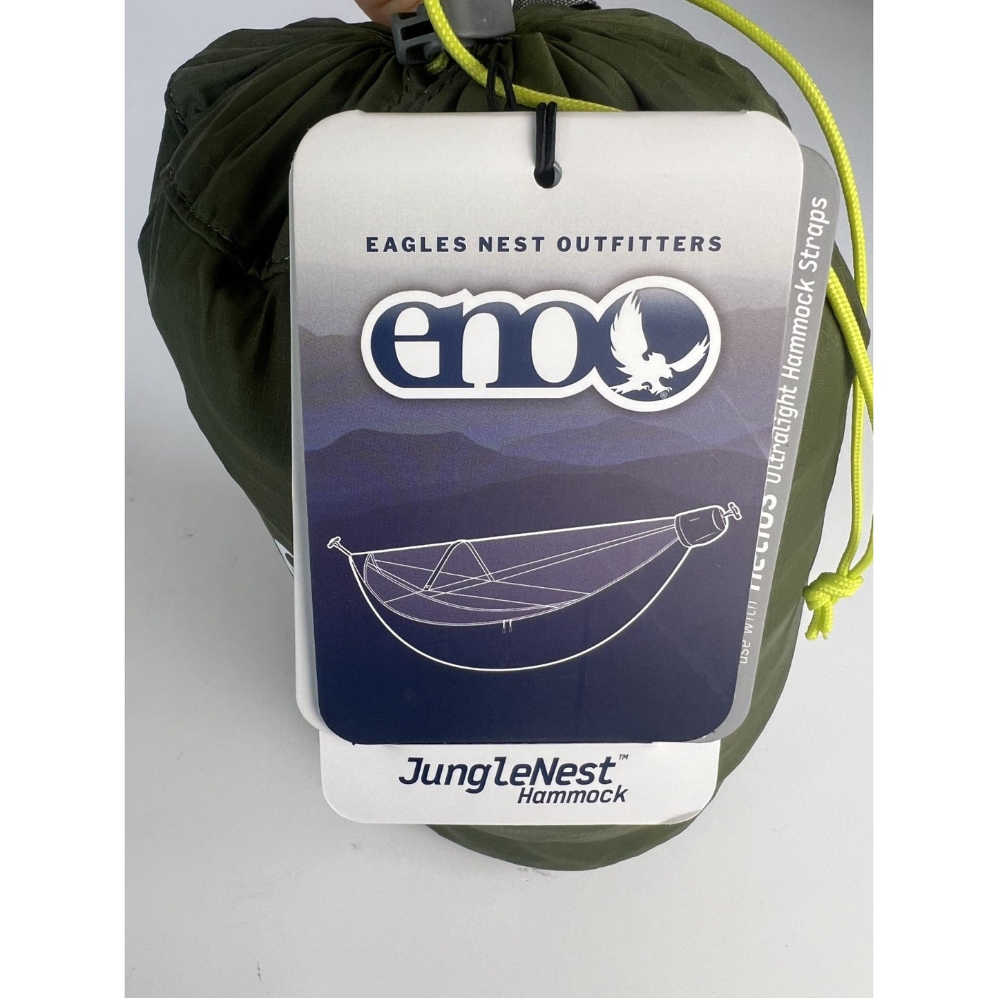 ENO JungleNest Camping Hammock with Integrated Bug-free Net Hammock
