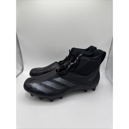Adidas Adizero Chaos Linemen Mens Football Cleats Shoe Black Size 14 NWOB