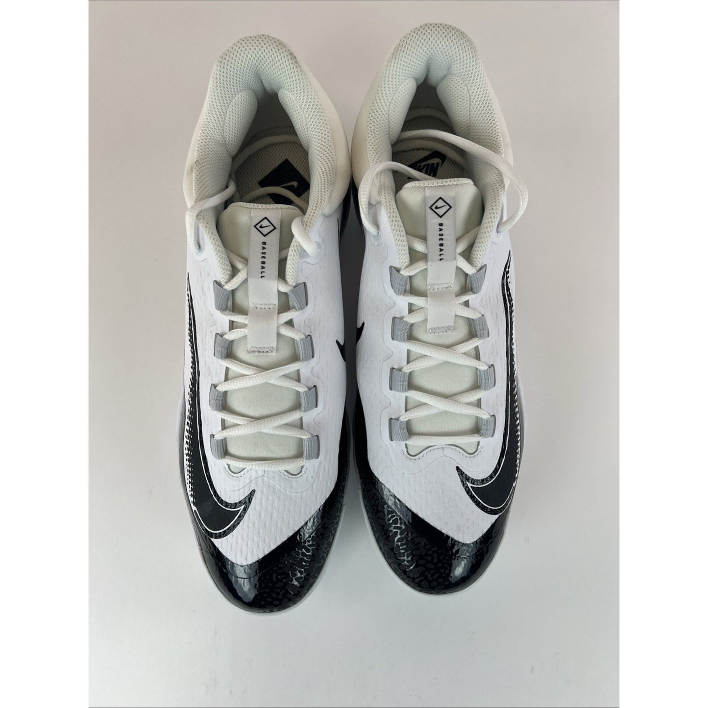 Nike Alpha Huarache Elite 4 Low MCS White Black FD6255-101 Men’s Size 13