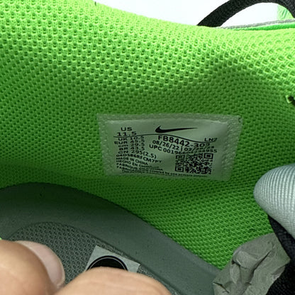 Mens Size 11.5 Nike Alpha Menace Pro 3 Football Cleats FB8442-303 Yellow Green