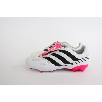Adidas Predator Precision.3 FG Soccer Cleats Shoes White Pink ID6792 Youth Sze 6