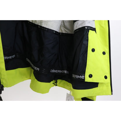Obermeyer Raze Ski Jacket Men's Size Large Removable Hood Yellow Alpine NEW