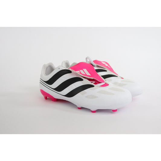 Adidas Predator Precision.3 FG Soccer Cleats Shoes White Pink ID6792 Youth Sze 6