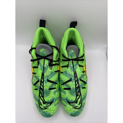 Mens Size 11.5 Nike Alpha Menace Pro 3 Football Cleats FB8442-303 Yellow Green