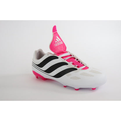 Adidas Predator Precision.3 FG Soccer Cleats Shoes White Pink ID6792 Youth Sze 6