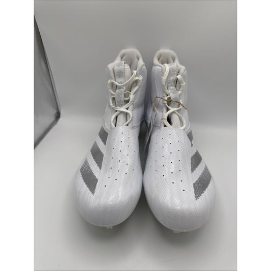 Adidas Adizero Chaos Linemen Mens Football Cleats Shoe White Size 10 NWOB