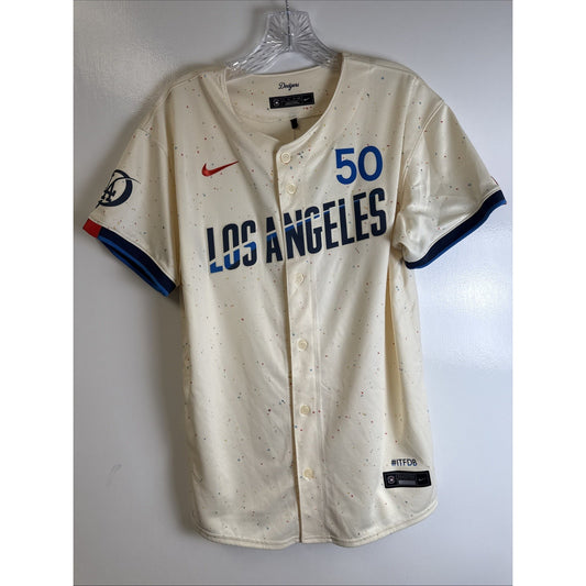 Mookie Betts Los Angeles Dodgers #50 #ITFDB City Connect Jersey Women’s XL 18/20