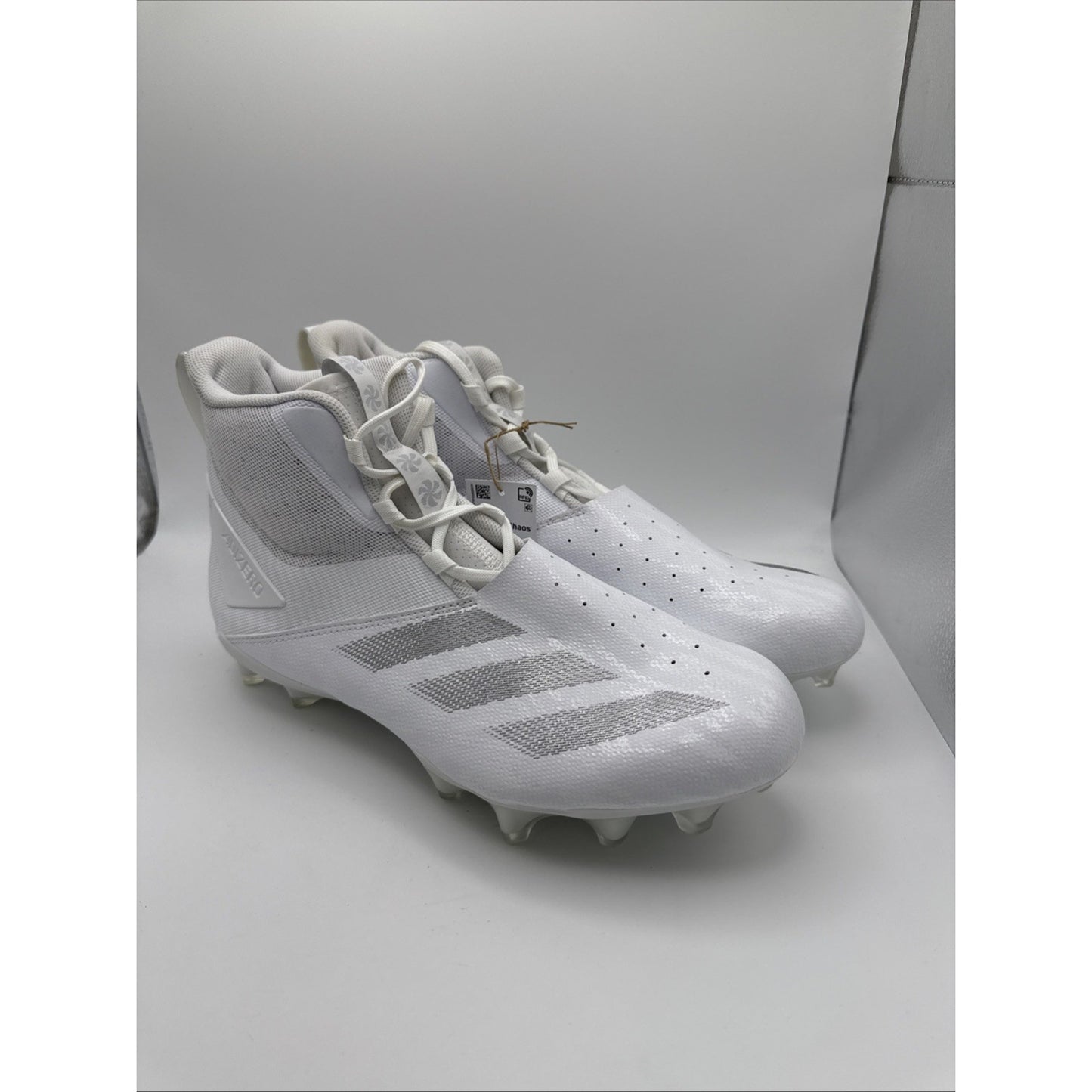 Adidas Adizero Chaos Linemen Mens Football Cleats Shoe White Size 10 NWOB