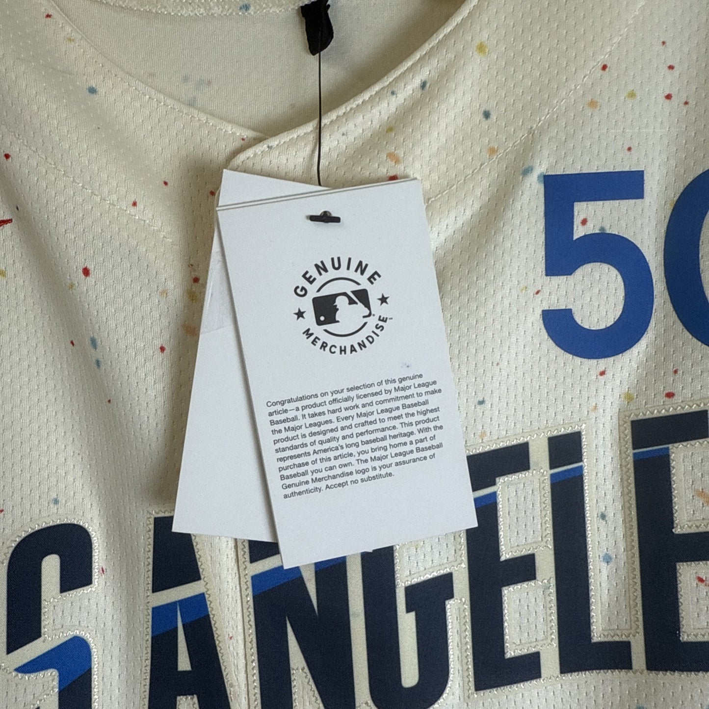 Mookie Betts Los Angeles Dodgers #50 #ITFDB City Connect Jersey Women’s XL 18/20