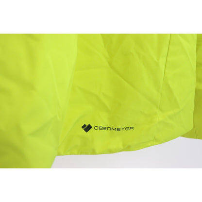 Obermeyer Raze Ski Jacket Men's Size Large Removable Hood Yellow Alpine NEW