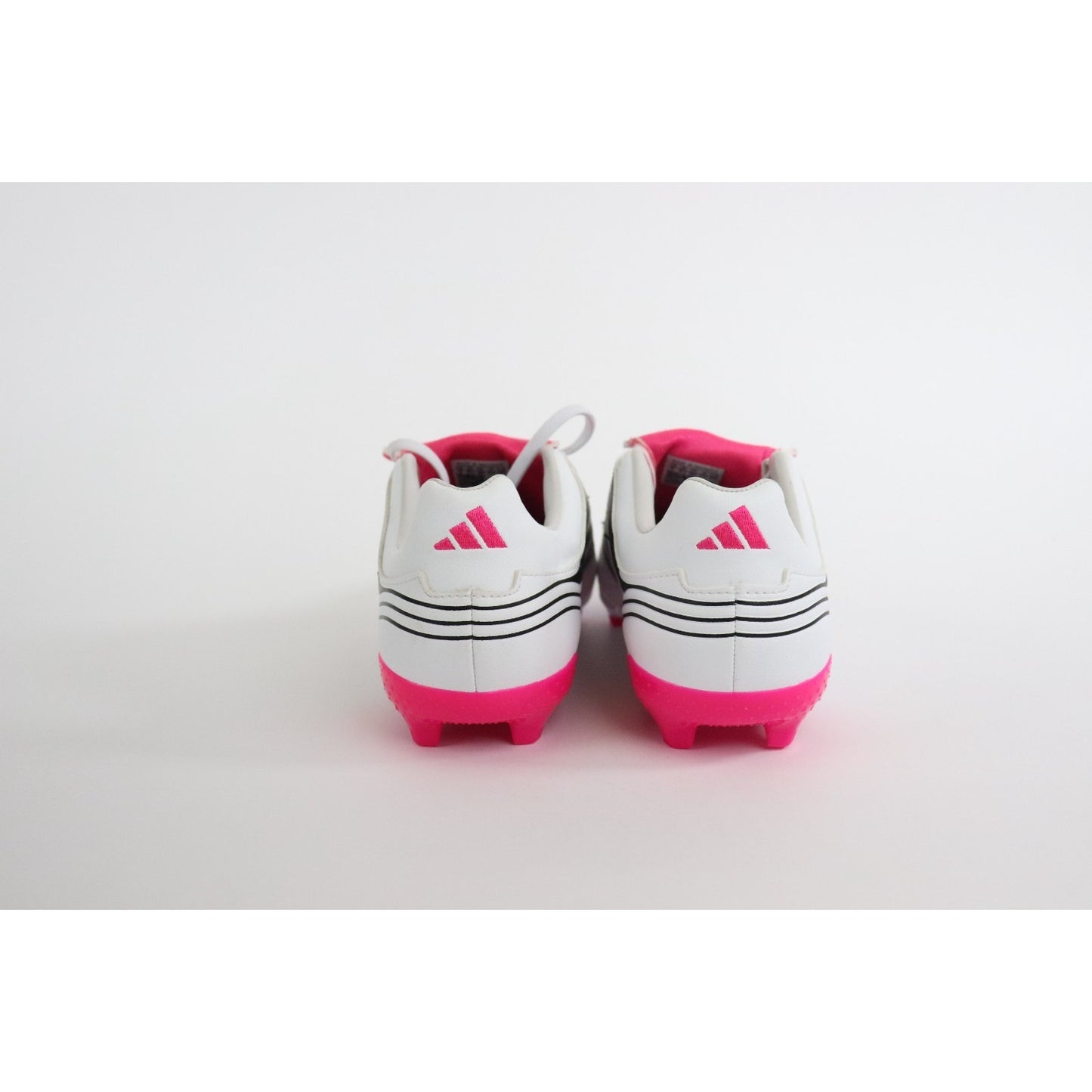 Adidas Predator Precision.3 FG Soccer Cleats Shoes White Pink ID6792 Youth Sze 6