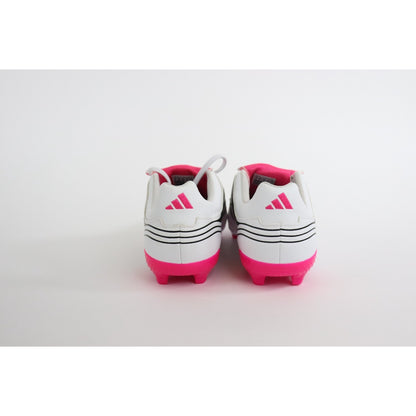 Adidas Predator Precision.3 FG Soccer Cleats Shoes White Pink ID6792 Youth Sze 6