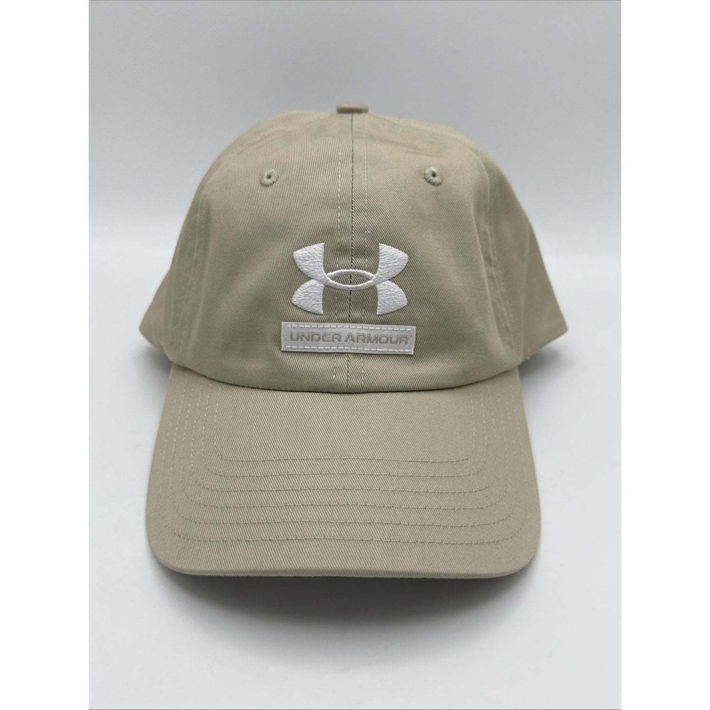 NWT Men Under Armour Khaki Adjustable Cap One Size Fits Most