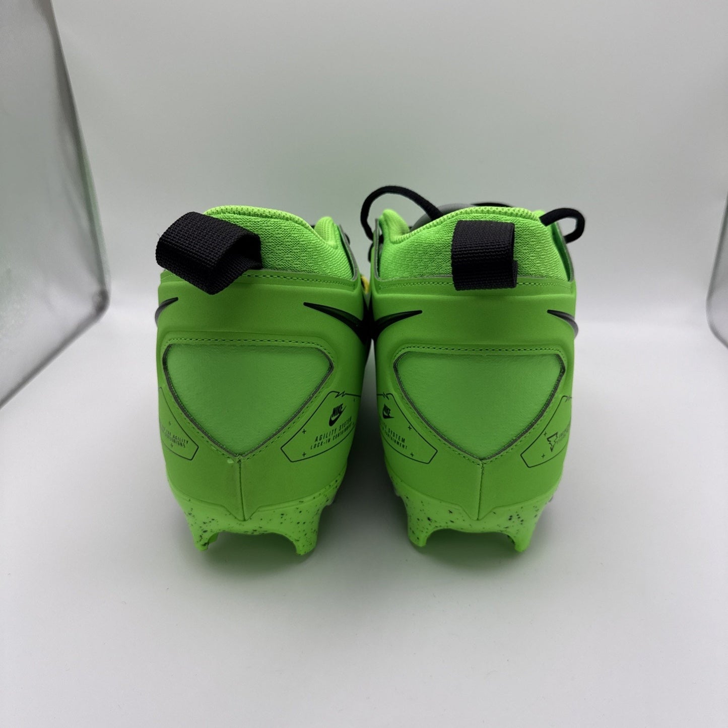 Mens Size 11.5 Nike Alpha Menace Pro 3 Football Cleats FB8442-303 Yellow Green