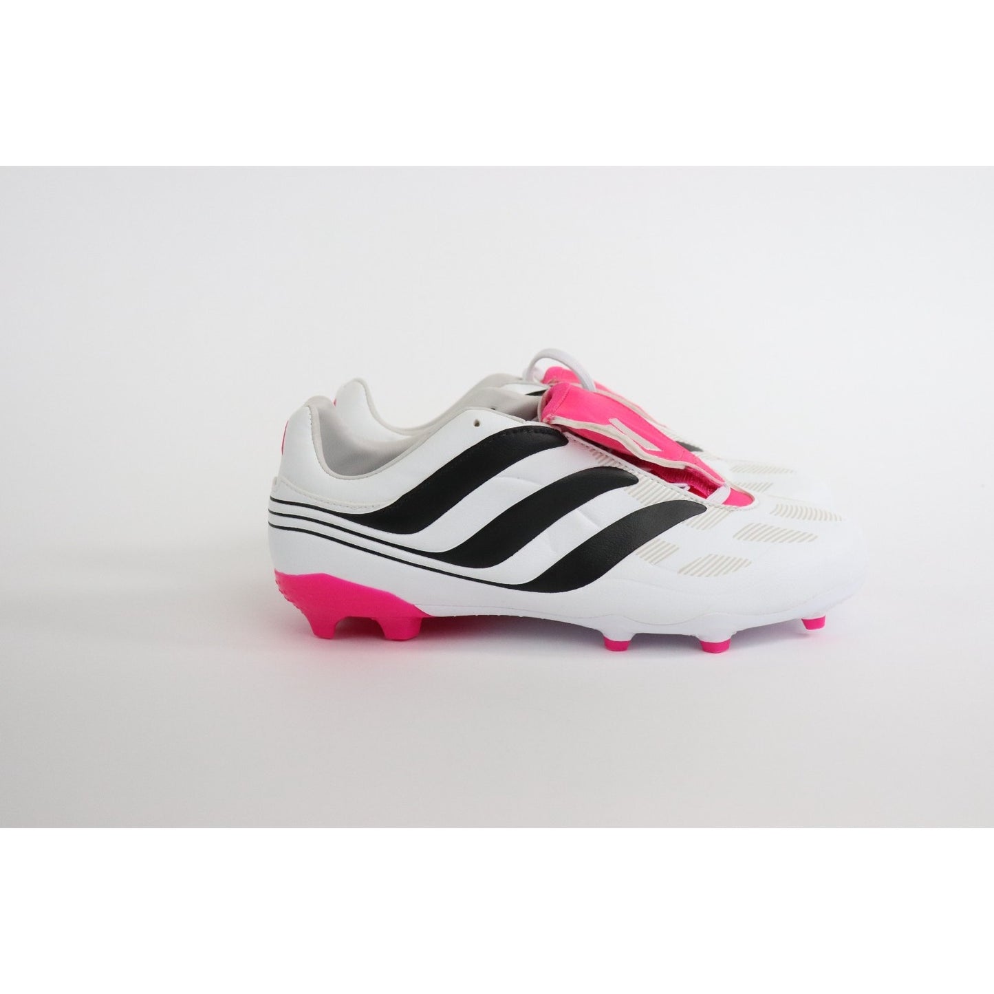 Adidas Predator Precision.3 FG Soccer Cleats Shoes White Pink ID6792 Youth Sze 6